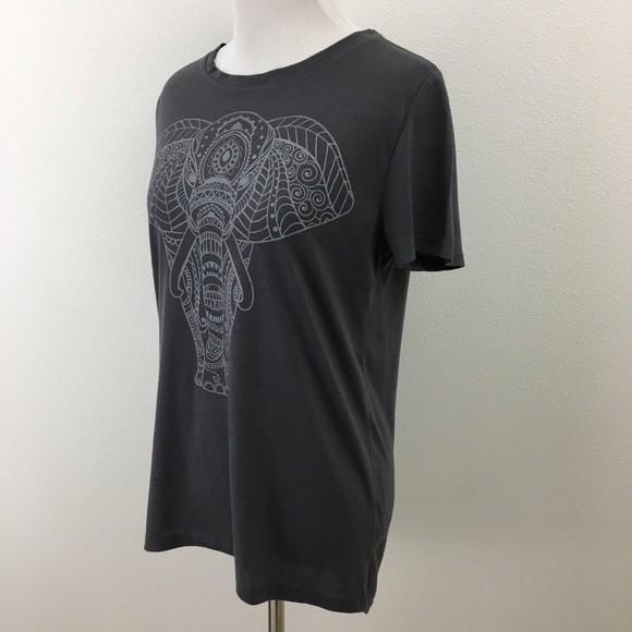 Zoe & Liv | Gray Elephant T-shirt - Picture 4 of 7